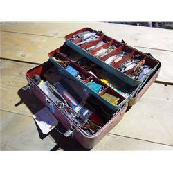 red metal tackle box|tackle box with removable compartments.